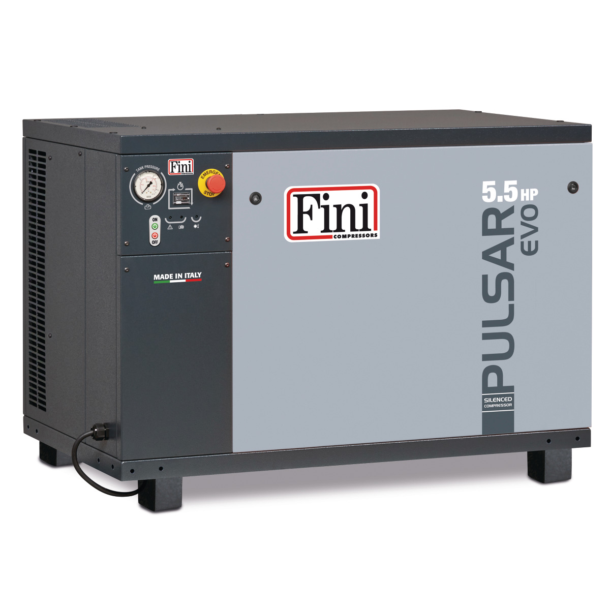 Fini Stationärer Kolbenkompressor mit Schalldämmgehäuse Evo BK119-5,5-SD