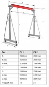 Unicraft Mobiler Portalkran PK 2