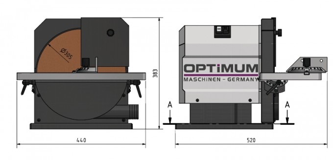 Optimum Tellerschleifmaschine GB 305D