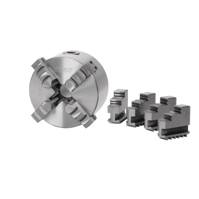 Optimum OPTIMUM Vierbacken-Drehfutter Guss Camlock, einzeln spannend Ø 200 mm DIN ISO 702-2 Nr. 4