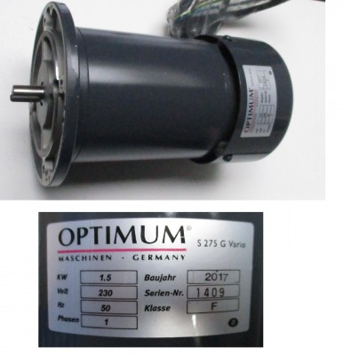 Optimum Motor für Metallbandsäge S275NV, S275G/V/S75NV Pos. 36/230V/1,5kW
