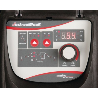 Schweisskraft Tragbarer WIG DC Inverter 201 DC PULSE Aktions-Set