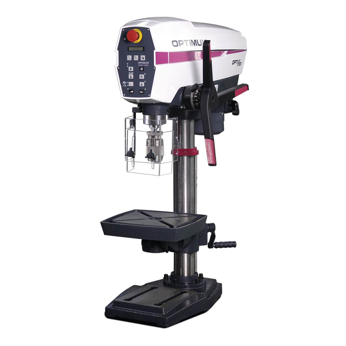 Optimum Säulenbohrmaschine DP 26BV - T Aktions-Set