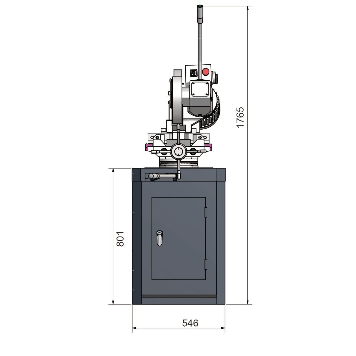  Optimum Manuelle Metallkreissäge CS 315 