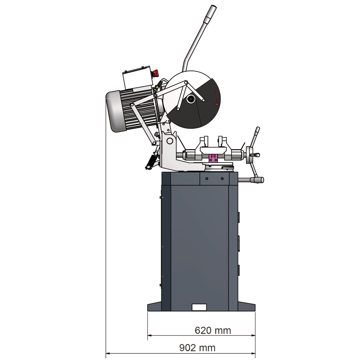  Optimum Manuelle Metallkreissäge CS 315 