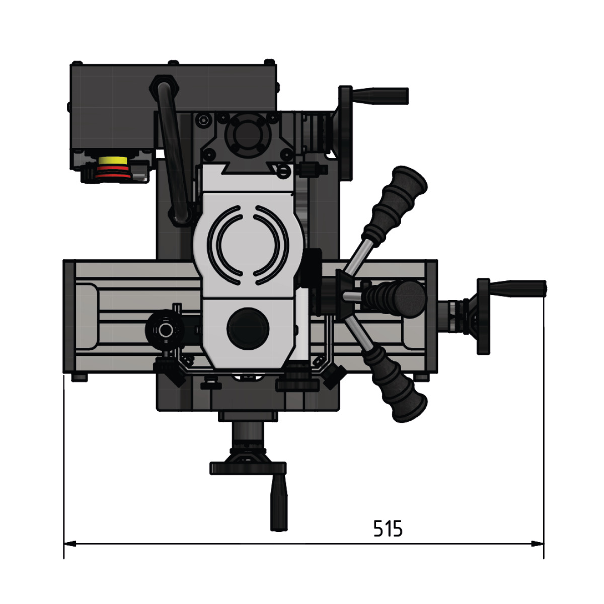  Optimum Bohr- und Fräsmaschine MH 15V 
