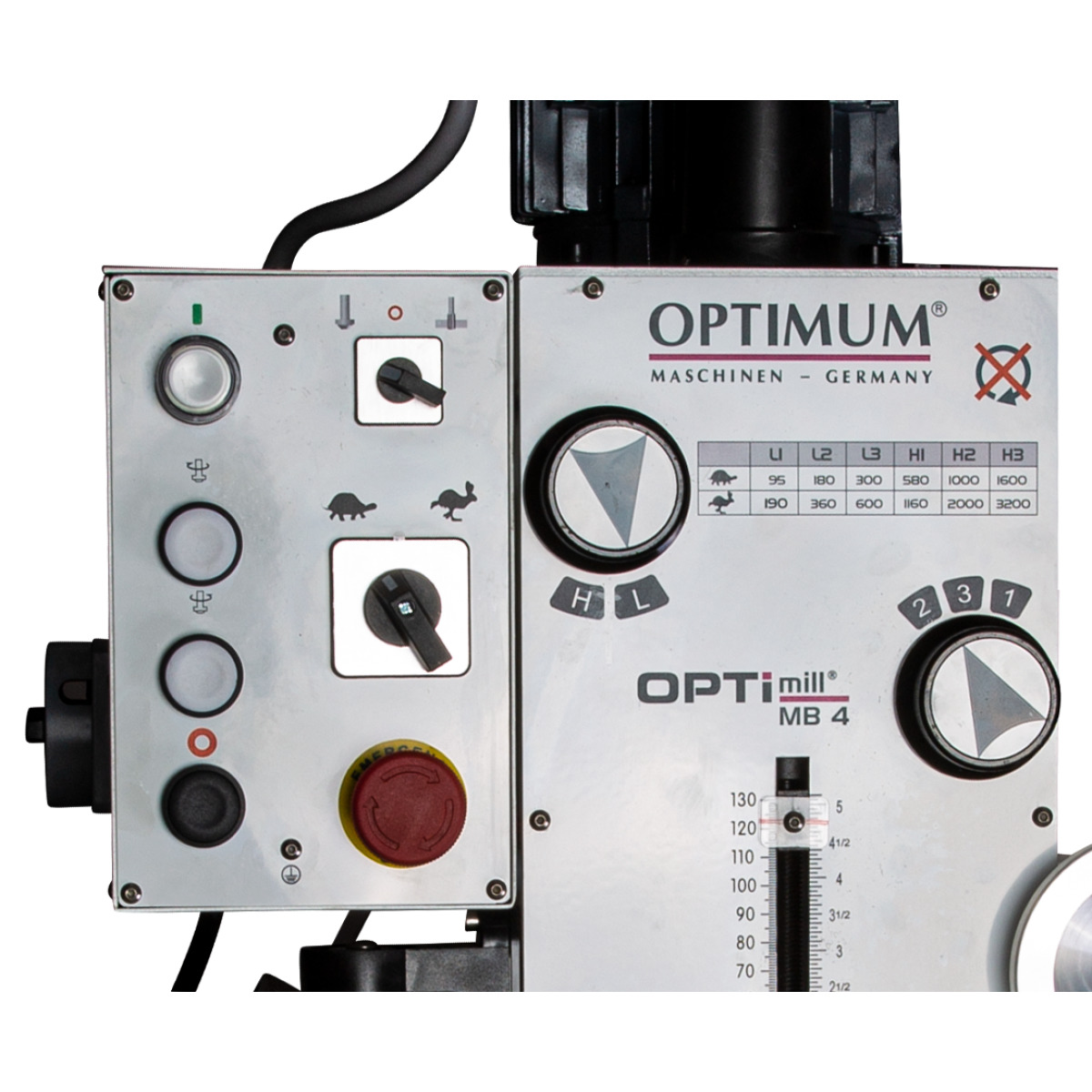  Optimum Präzisions-Bohr-Fräsmaschine MB 4 