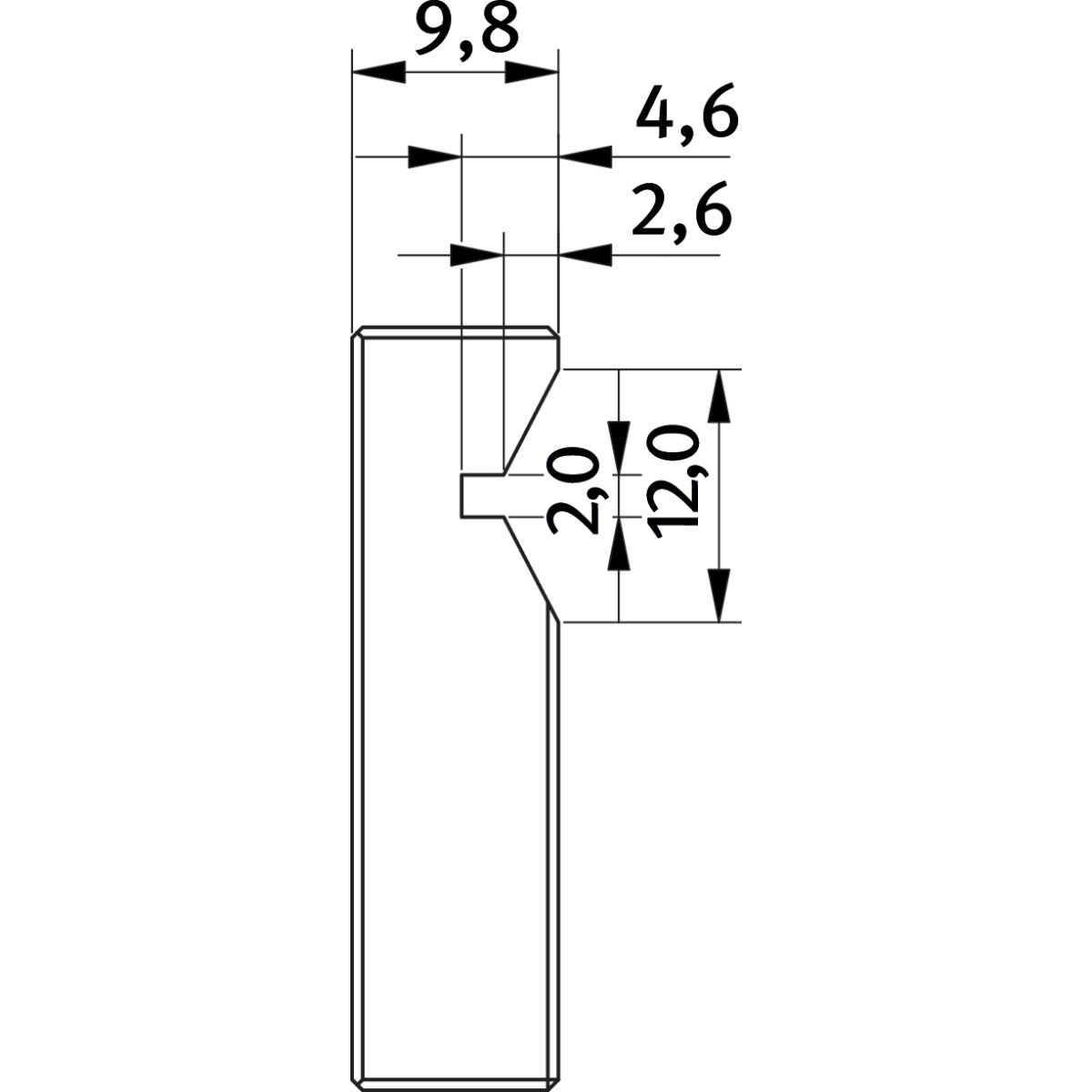  Optimum Prismenbacke für FMS 100 
