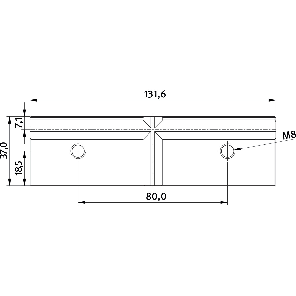  Optimum Prismenbacke für FMS 125 
