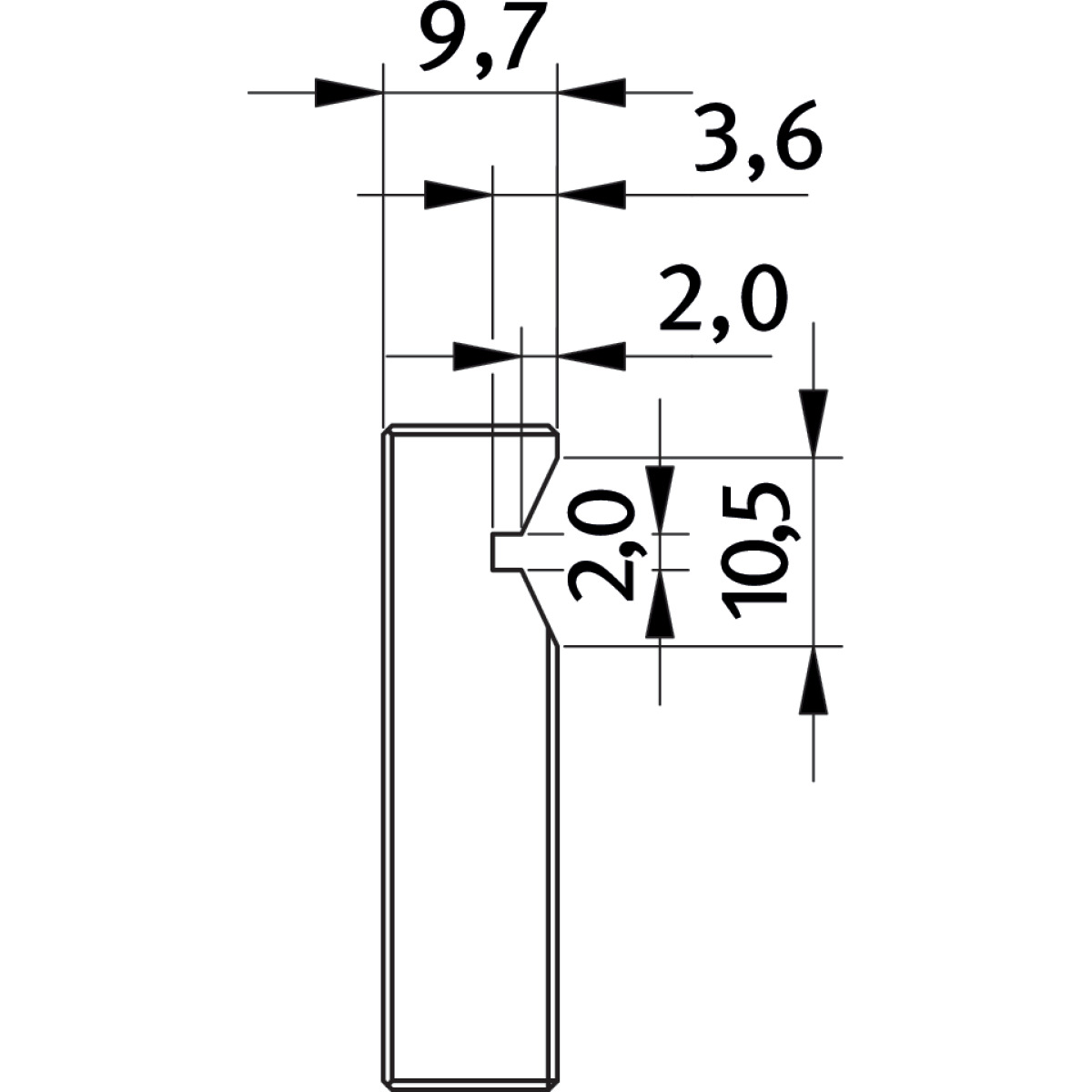  Optimum Prismenbacke für FMS 125 