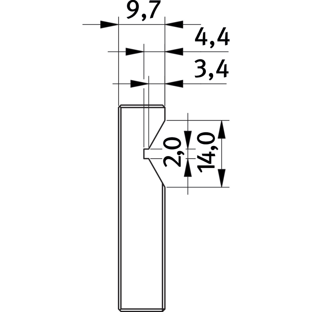  Optimum Prismenbacke für FMS 150 