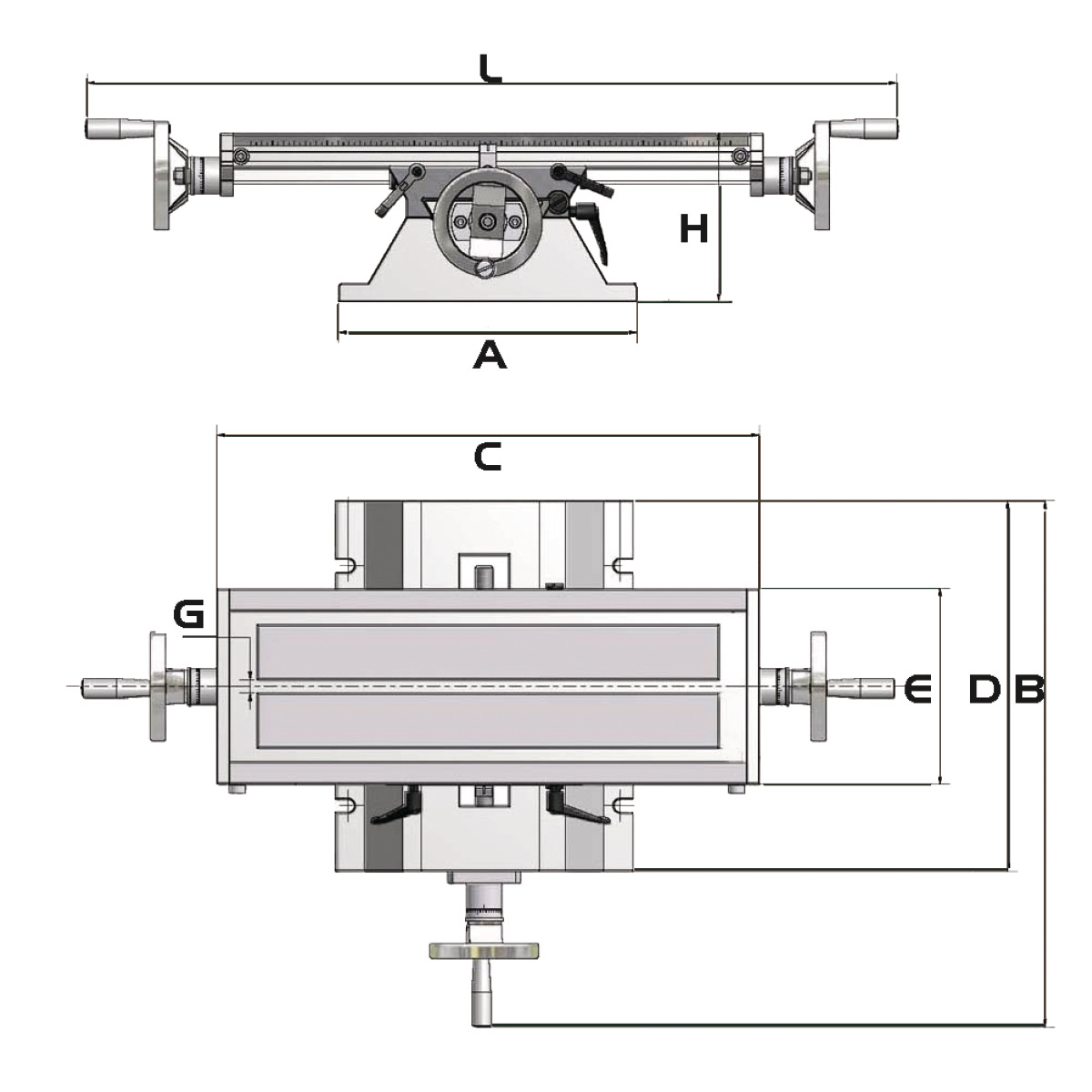  Optimum Kreuztisch KT 120 