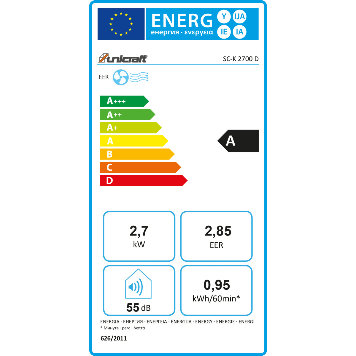 Unicraft Klimagerät SC-K 2700 D