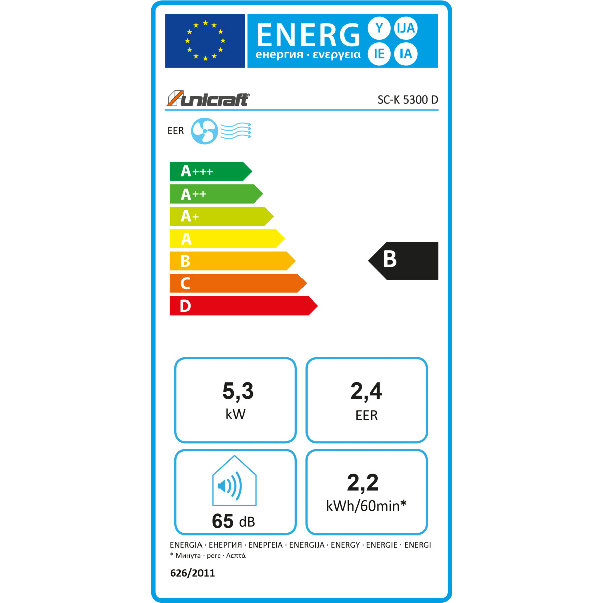  Unicraft Klimagerät SC-K 5300 D 