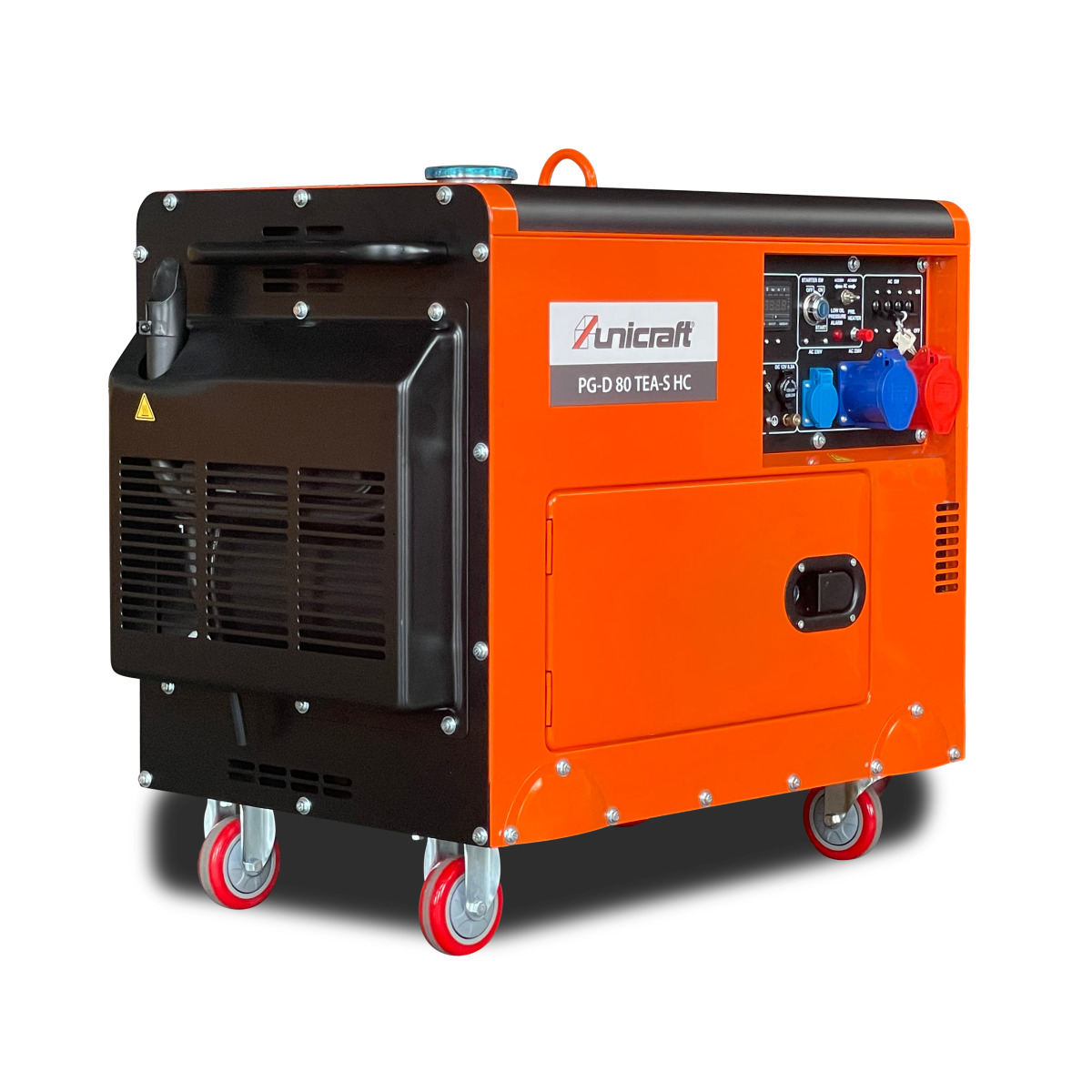  Unicraft Synchron Diesel Stromerzeuger PG-D 80 TEA-S HC, für die Hauseinspeisung geeignet 