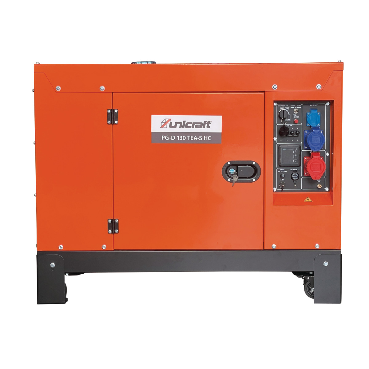  Unicraft Synchron Diesel Stromerzeuger PG-D 130 TEA-S HC, für die Hauseinspeisung geeignet 