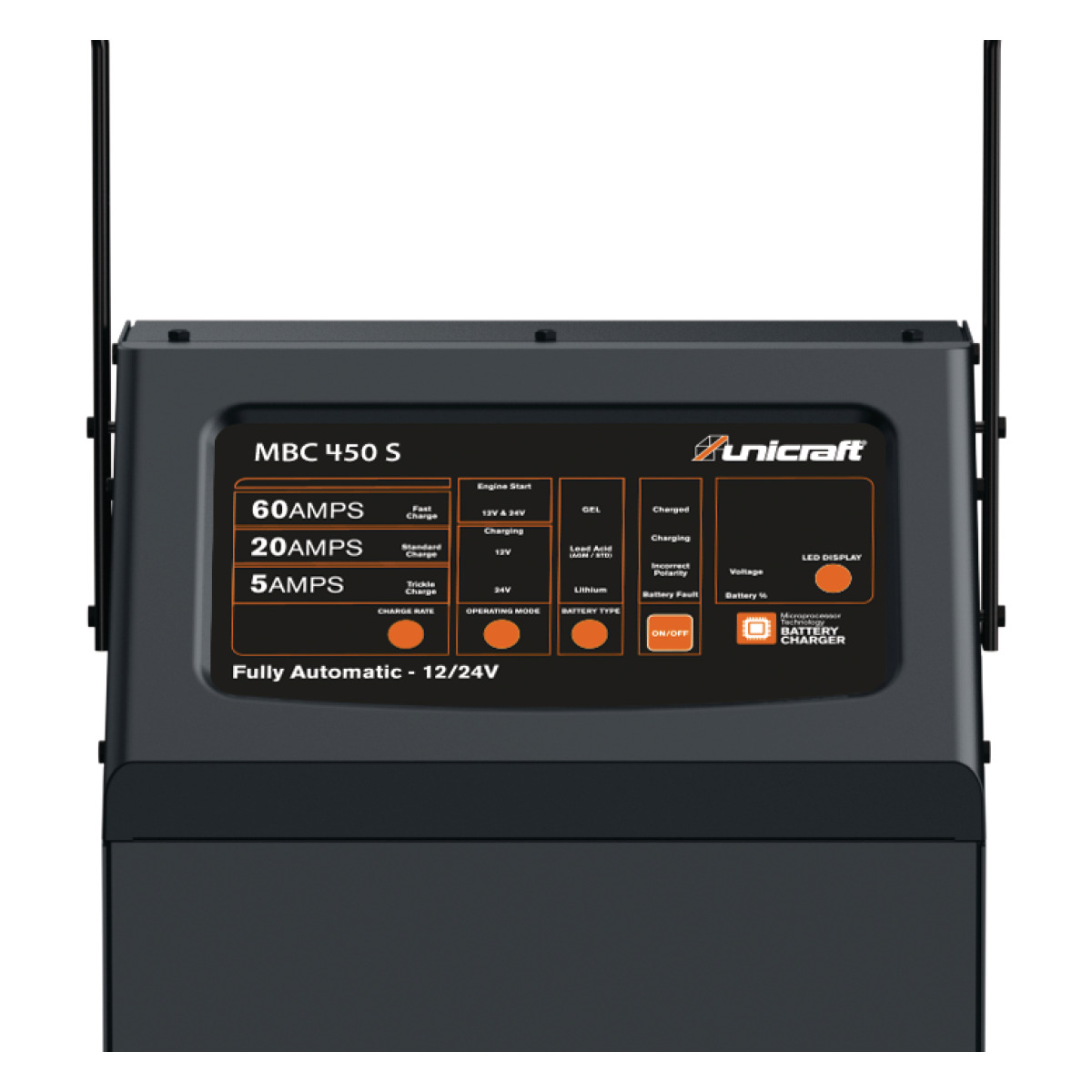 Unicraft Batterielade / Startgerät MBC 450 S
