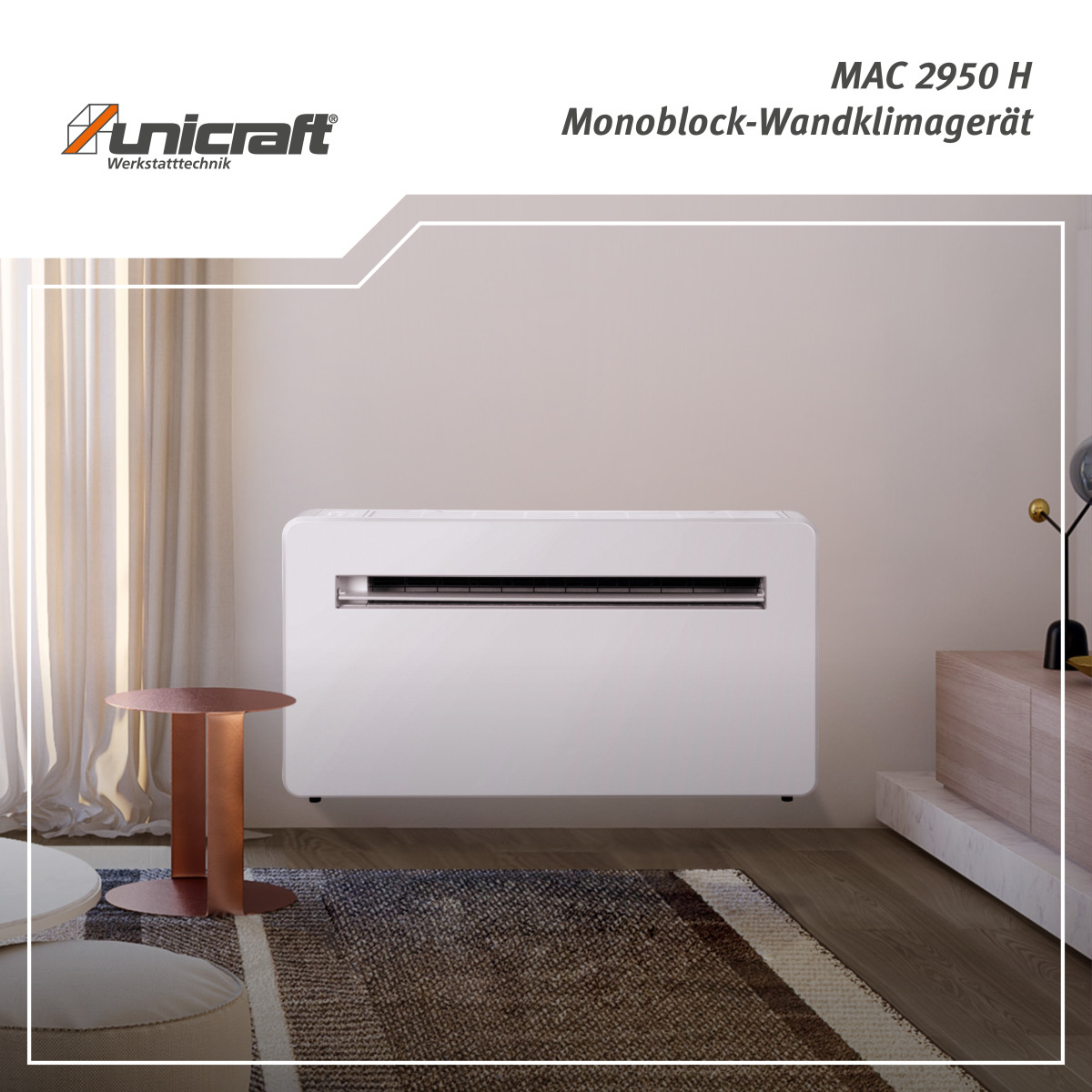  Unicraft Monoblock-Wandklimagerät MAC 2950 H 