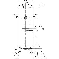 Aircraft Druckluftbehälter DB VZ 50/16 V