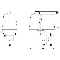 Aircraft Druckschalter MDR 4 / 16 A / 8-16 bar