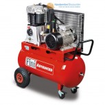 FINI AIRSTAR 703/90 BK119-90-5,5, Kolben-Kompressor mit 90 Liter Druckluftbehälter, 550 Liter/min. Liefermenge, 4 Kw, 400 Volt