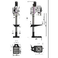 Optimum Säulenbohrmaschine DH 28GSV