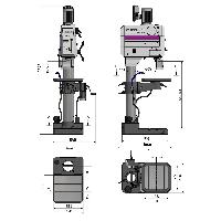 Optimum Getriebebohrmaschine DH 55V