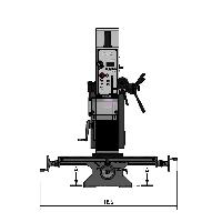 Optimum Bohr-Fräsmaschine MB 4SV