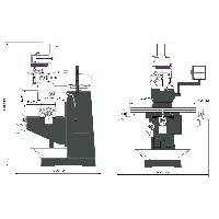 Optimum Bohr-Fräsmaschine MF 2-B