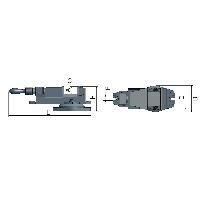 Optimum Präzisions-Maschinenschraubstock FMS 100