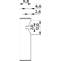 Optimum Prismenbacke für FMS 100