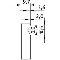 Optimum Prismenbacke für FMS 125