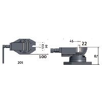 Optimum Zweiachsenschraubstock ZAS 50