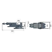 Optimum Präzisions-Maschinenschraubstock FMS 200