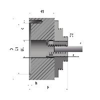 Optimum Dreibackendrehfutter Ø 80 mm zentrisch spannend