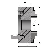 Optimum OPTIMUM Dreibackendrehfutter zentrisch spannend Ø 200 mm Camlock DIN ISO 702-2 Nr. 4