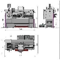 Optimum Leit- und Zugspindeldrehmaschine TH 4210V