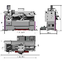 Optimum Leit- und Zugspindeldrehmaschine TH 4215D