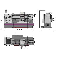 Optimum Leit- und Zugspindeldrehmaschine TH 6620D