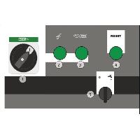 HERBSTAKTION bis 15.12.2023 ! Metallkraft Hydraulische Schwenkrahmen-Metallbandsäge BMBS 300 x 320 H-DG