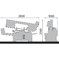 Metallkraft Halbautomatische Schwenkrahmen-Metallbandsäge BMBS 360 x 500 HA-DG