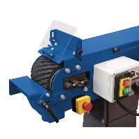 Metallkraft Bandschleifmaschine MBSM 100-140-2 (400V) Aktions-Set inkl. Unterbau