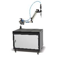Metallkraft Pneumatische Gewindeschneidmaschine GS 1000-12 P Aktions-Set inkl. Unterbau