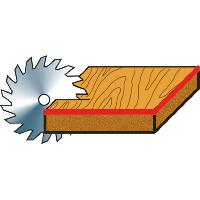 Holzkraft Besäum- und Fertigungsschnitt-Kreissägeblatt KSB-BF 250/42