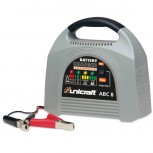 Unicraft ABC 8 - Batterielade-/erhaltegerät automatisch, für Wet-, Gel- und AGM-Batterien mit 12 Volt Ladespannung, Dauernder Anschluss an Batterie möglich für Fahrzeugüberwinterung