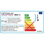 Optimum LED-Maschinen- und Werkstattleuchte MWL 3 / 24V DC