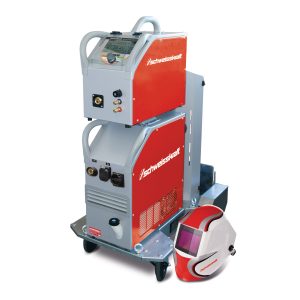 Schweisskraft MIG/MAG-Impulsschweißgerät PRO-PULS 400 WS (Fahrwagen Profi, Bedienfeld oben) Aktions-Set