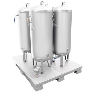 AEROTEC Kesselbatterie 2 x 90 l - 11 bar verzinkt