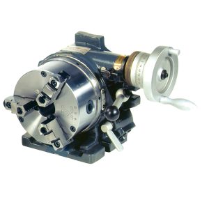 Optimum Horizontal-Vertikal-Rundteiltisch mit 3-Backenfutter RTU 165