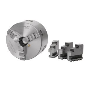 Optimum Dreibackendrehfutter Ø 80 mm zentrisch spannend